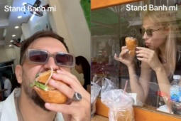 Khách Tây đua nhau 'tỏ tình' với bánh mỳ Việt với trend TikTok 'Stand Banh My'