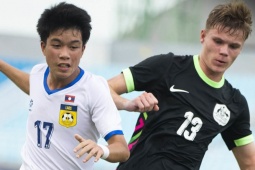 Video bóng đá U17 Lào - U17 Australia: 8 bàn mãn nhãn, cú poker đỉnh cao (U17 Đông Nam Á)
