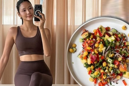 Hoàng Thùy ăn healthy giữ eo - hông 'siêu thực'
