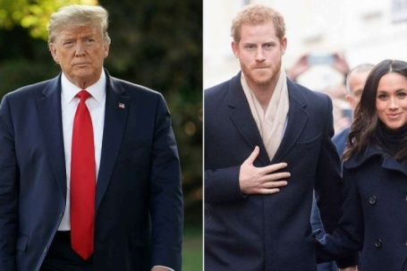 Ông Trump mỉa mai Harry, đá xoáy Meghan