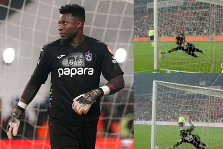 Andre Onana cản phá tới 3 quả 11m trong loạt luân lưu ở tứ kết Cúp quốc gia
