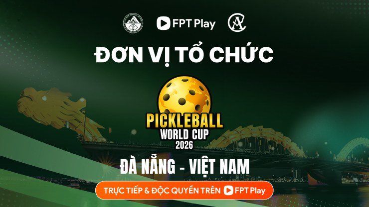 Pickleball World Cup 2026 sẽ diễn ra tại Việt Nam vào tháng 8