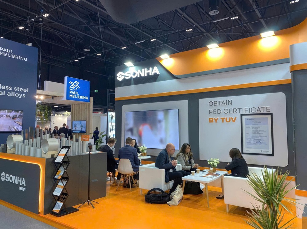 Sơn Hà tham gia Hội nghị &amp; Triển lãm Thế giới Thép không gỉ 2025 tại Hà Lan.