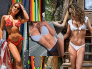 "Nữ thần vàng UFC" Palmer diện bikini, khoe vẻ nóng bỏng dưới ánh mặt trời