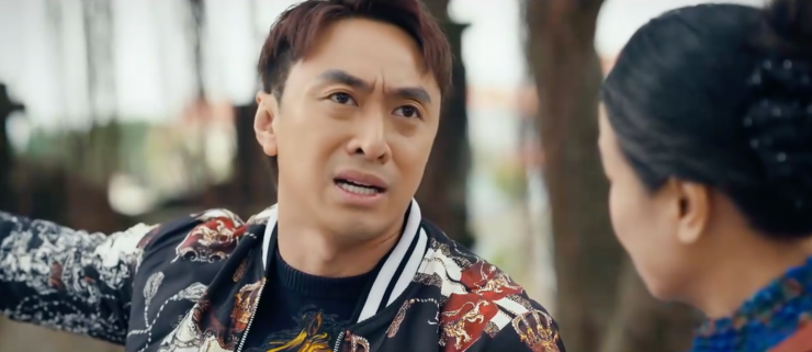 Thắng đến gặp dì Tính của Mai để báo chuyện biết được Mai và Trung đã qua đêm ở trên thành phố. Ảnh VTV