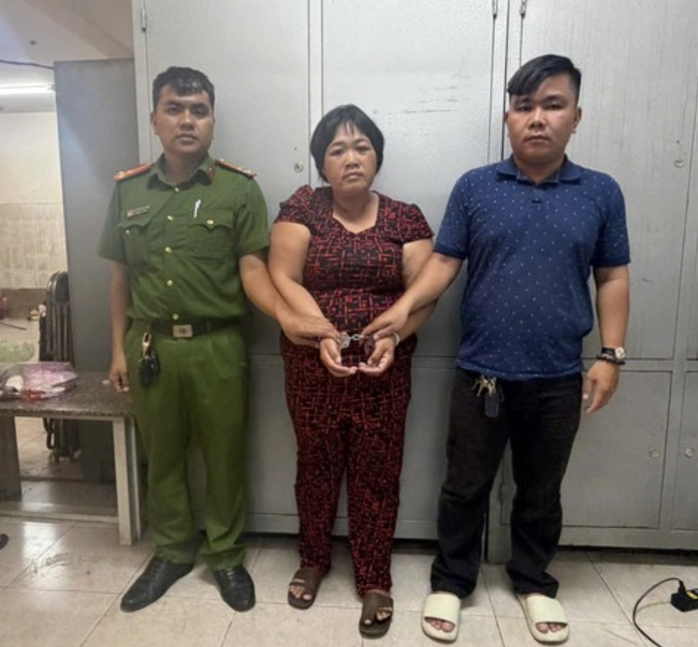 Cao Thị Kim Châu tại công an