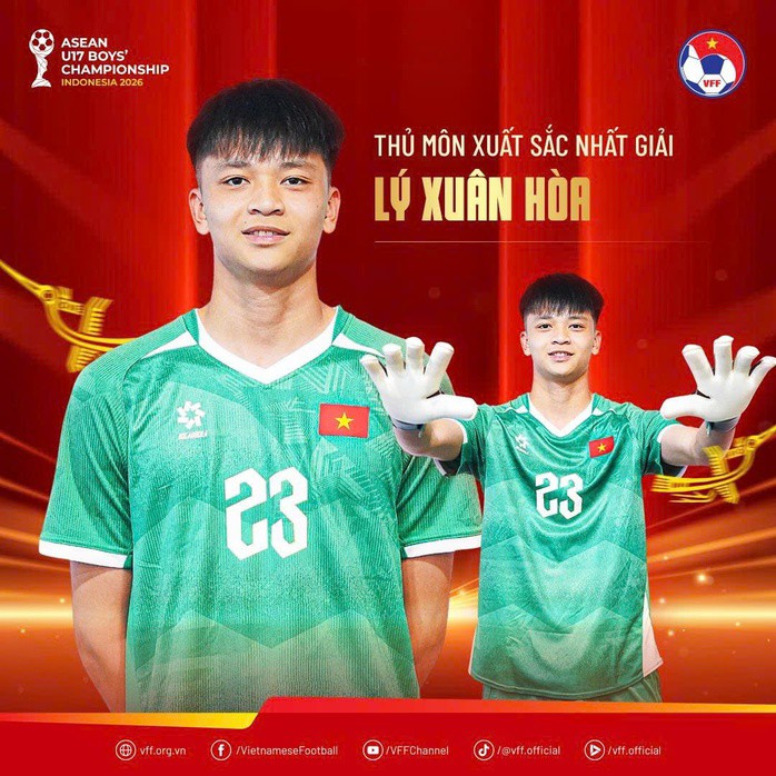 Thủ thành Lý Xuân Hòa dần khỏa lấp được khoảng trống mà đàn anh Hoa Xuân Tín để lại