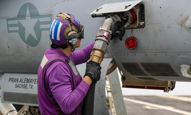 Tàu sân bay Mỹ duy trì hoạt động của hàng chục máy bay thế nào - 6