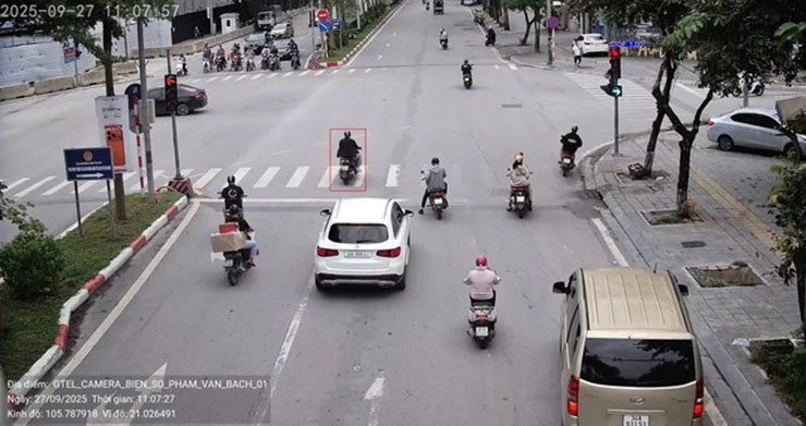 Toàn bộ các hành vi vi phạm của người điều khiển phương tiện không qua mắt được camera AI.
