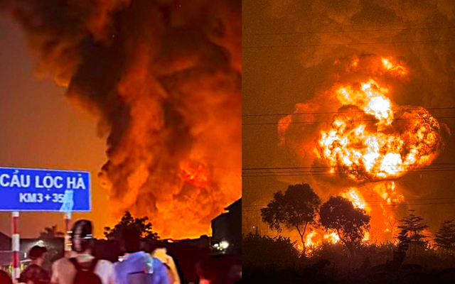 Vụ cháy lớn tại Lộc Hà có diễn biến phức tạp do dầu thải, lực lượng chức năng khẩn trương khoanh vùng, ngăn cháy lan và phải huy động cả rô bốt chữa cháy để tiếp cận do có khí độc.