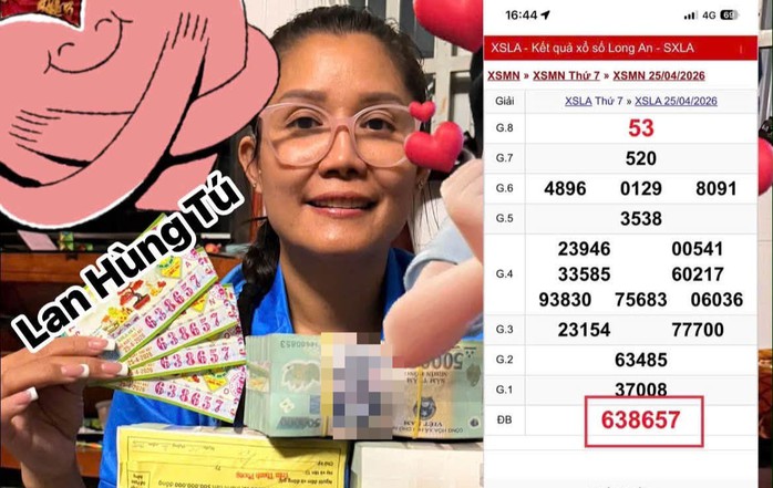Giải độc đắc của vé số Long An trúng tại tỉnh Tây Ninh