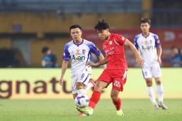 Trực tiếp bóng đá Công an Hà Nội - SLNA: Đình Bắc lập cú đúp (V-League)