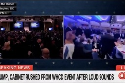 Nóng: Nổ súng tại tiệc dành cho phóng viên Nhà Trắng, ông Donald Trump sơ tán gấp