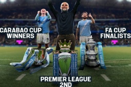 Pep nói về cơ hội "ăn 3" của Man City, fan Arsenal cầu xin nhường cúp