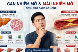 Gan nhiễm mỡ và máu nhiễm mỡ, bệnh nào đáng lo hơn?
