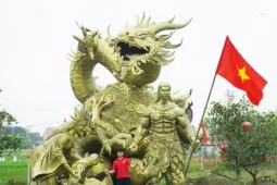 Làm tượng 'Cội Nguồn' dịp Giỗ Tổ, chàng trai Bắc Ninh gây xúc động