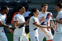 Video bóng đá Angers - PSG: 3 bàn và thẻ đỏ, điểm nhấn "kép phụ" (Ligue 1)
