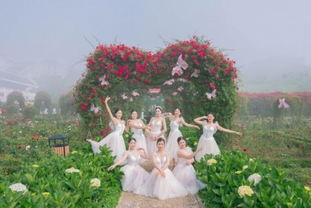 Lễ hội Hoa hồng Fansipan 2026 khai màn, hàng vạn du khách check-in bên triệu đoá hồng, vui bất tận từ sáng tới đêm