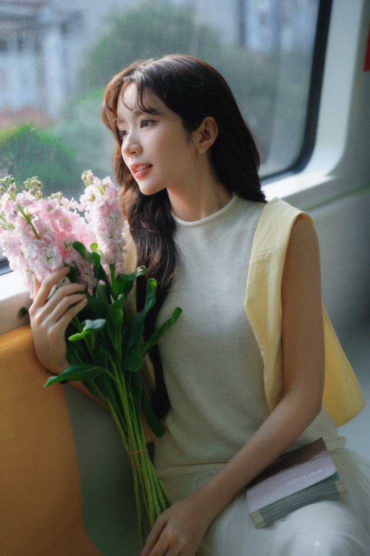 Không chỉ gói gọn trong hình ảnh diễn viên, Ngọc Huyền còn lại khoáng giả yêu thích bởi những khoảnh khắc khắc rất “nàng thơ”.