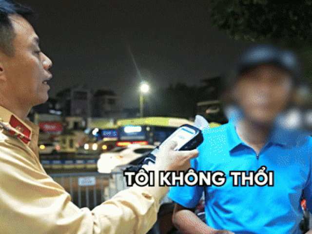 Nữ tài xế bỏ xe, rời chốt khi CSGT kiểm tra nồng độ cồn