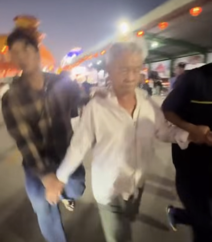 Đối tượng Cao Văn Phước bị công an và người dân vây bắt vào ngày 8-3