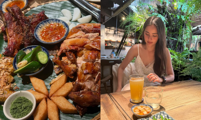 Sao Thái Lan đăng nhiều món ăn trên trang cá nhân hôm 26/4. Ảnh: Instagram Urassayas