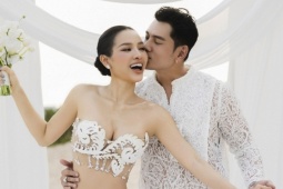 Phương Trinh Jolie 'mặc như không' kỷ niệm 4 năm cưới