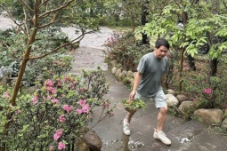 Chim làm tổ, hoa khoe sắc ở biệt thự 4.000 m2 của Trọng Tấn