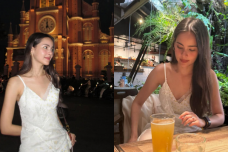 'Bông hồng lai đẹp nhất Thái Lan' dạo chơi TP HCM