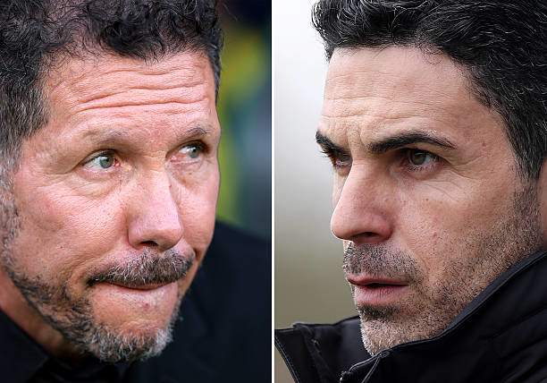 Simeone đang dồn hết tâm trí vào Champions League, còn Arteta vẫn phải chịu gánh nặng ở Premier League