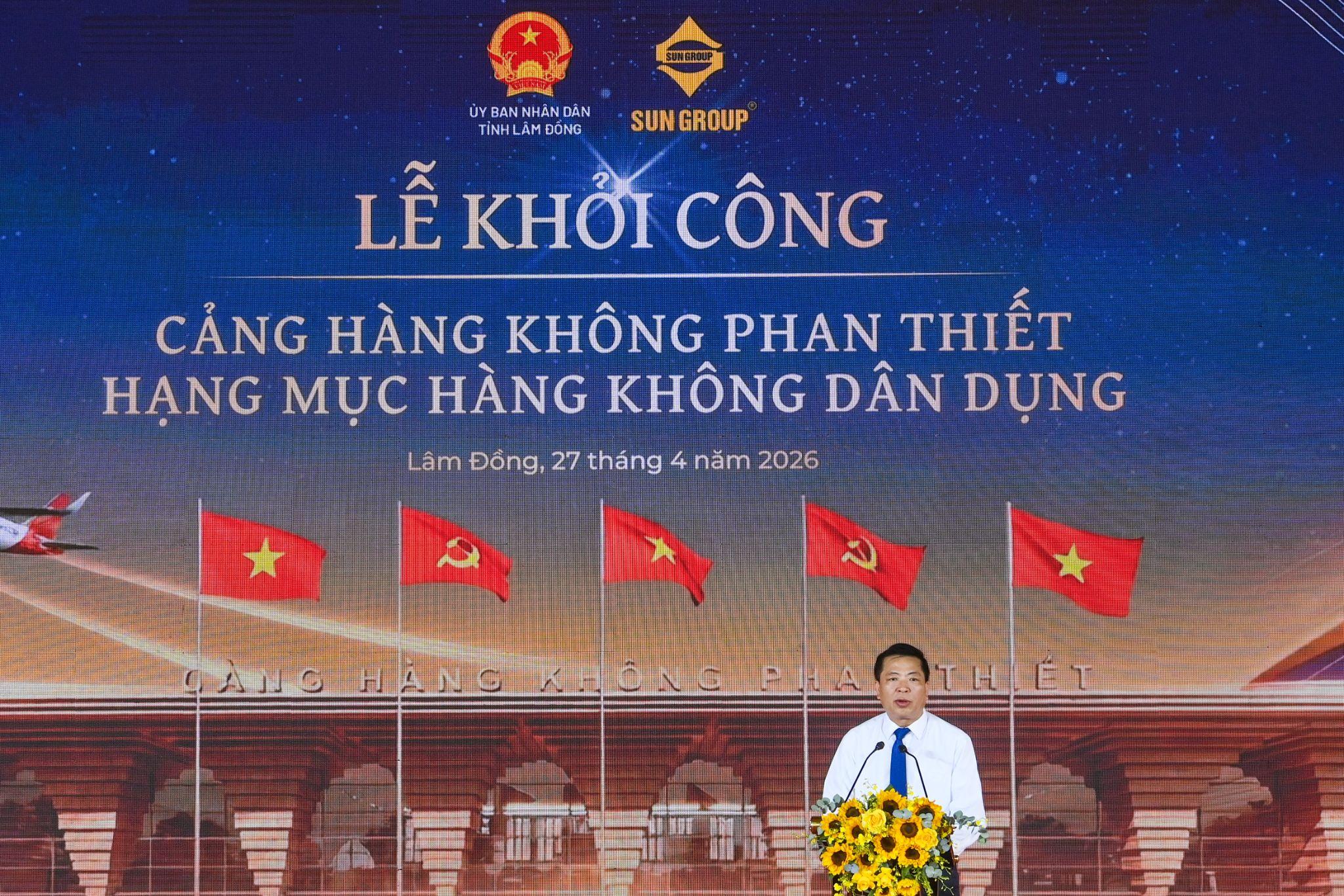 Ông Trần Hồng Minh, Ủy viên Ban Chấp hành Trung Ương Đảng, Bộ trưởng Bộ Xây dựng phát biểu tại sự kiện