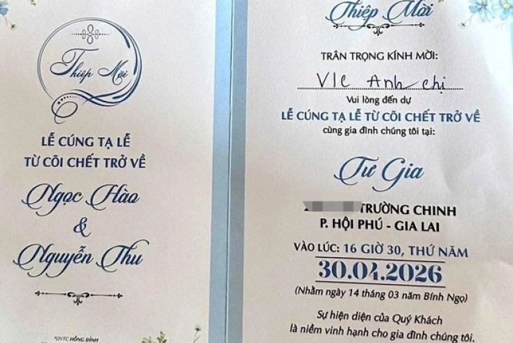 Xôn xao  " lễ cúng tạ từ cõi chết trở về " , hai vợ chồng ở Gia Lai nói gì?