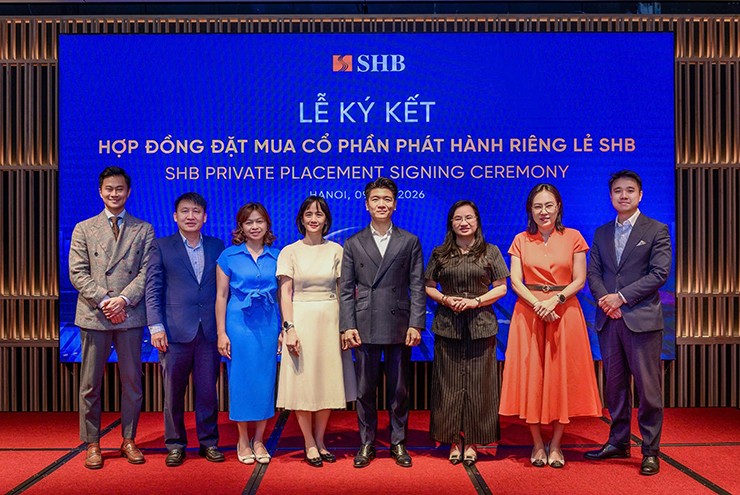 SHB thu gần 3.300 tỷ đồng từ phát hành riêng lẻ cho các quỹ, nối dài dấu ấn kỷ lục cổ đông, khẳng định vị thế