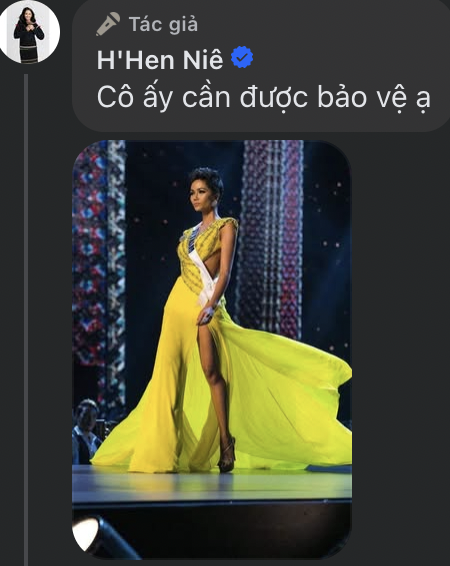 Chia sẻ khoảnh khắc bị con gái túm tóc, Hen Niê khiến fan thích thú khi "than thở" là "cần được bảo vệ".