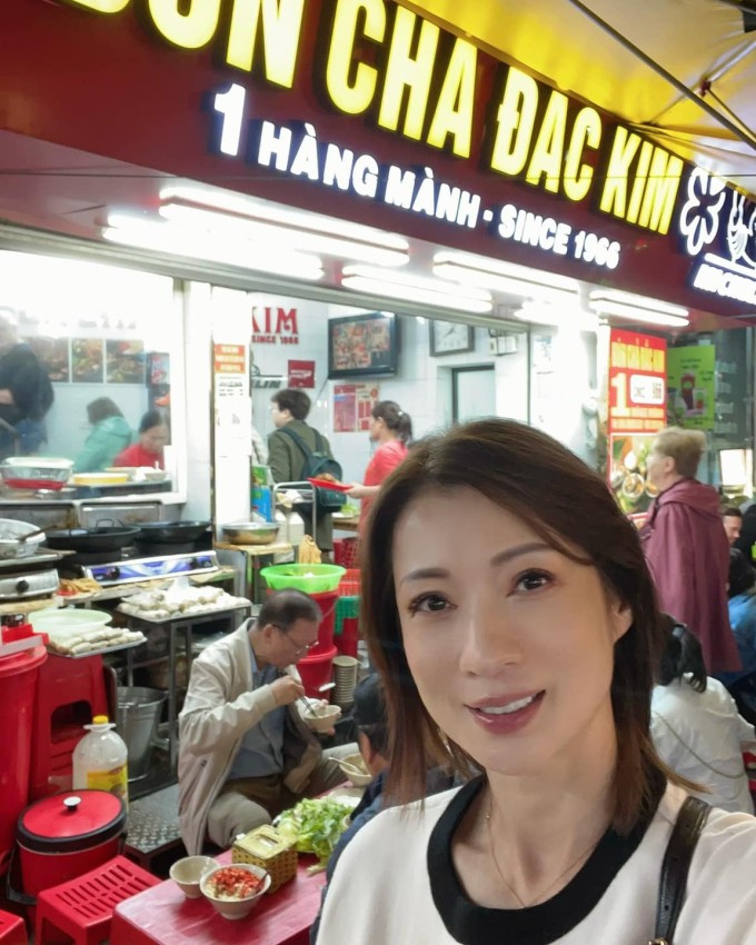 Ôn Thúy Bình từng có chuyến du lịch Hà Nội hồi đầu năm 2025.