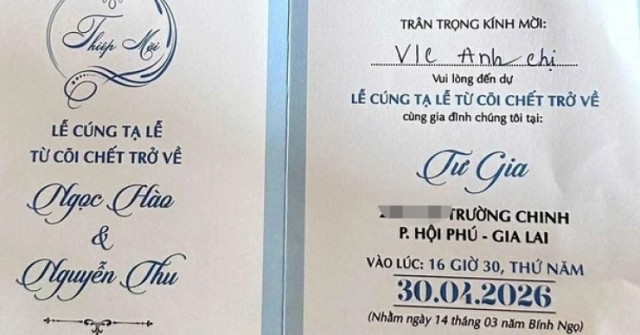 Xôn xao "lễ cúng tạ từ cõi chết trở về", hai vợ chồng ở Gia Lai nói gì?