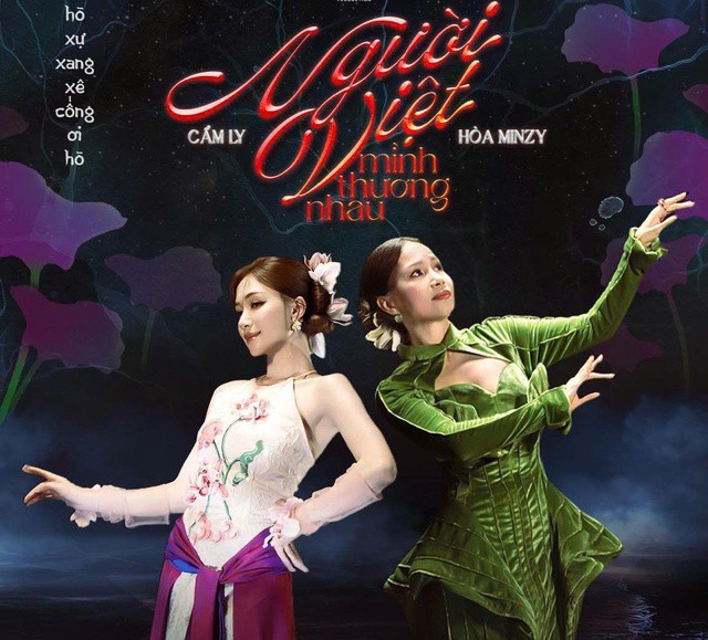 MV Người Việt mình thương nhau do Châu Đăng Khoa sáng tác, Hòa Minzy - Cẩm Ly thể hiện vừa phát hành MV hôm 23/4.