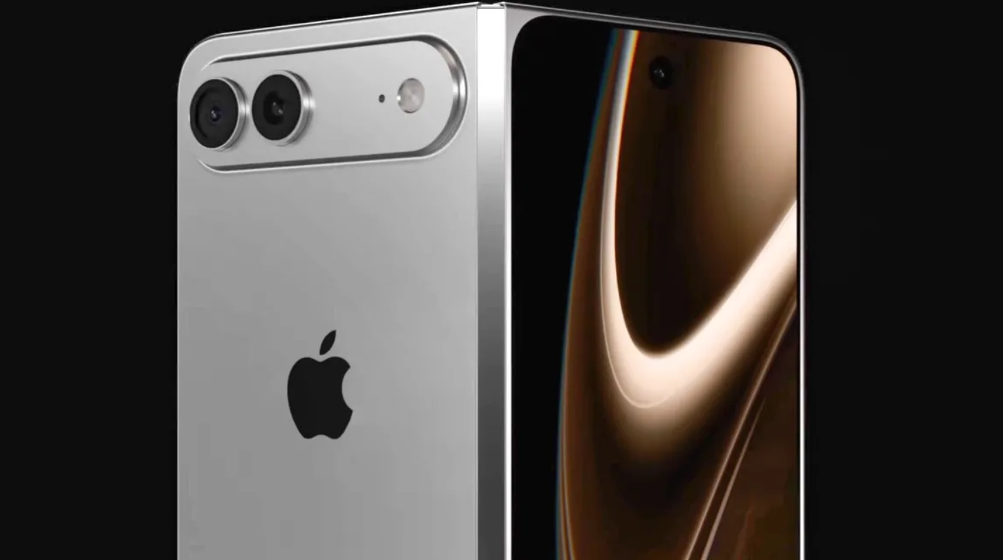 Ảnh concept iPhone màn hình gập.