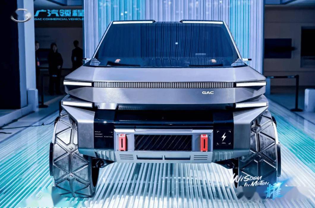 GAC electric pickup concept&nbsp;là mẫu xe bán tải điện thiết kế góc cạnh