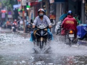 Từ chiều tối nay, miền Bắc đón mưa rất to