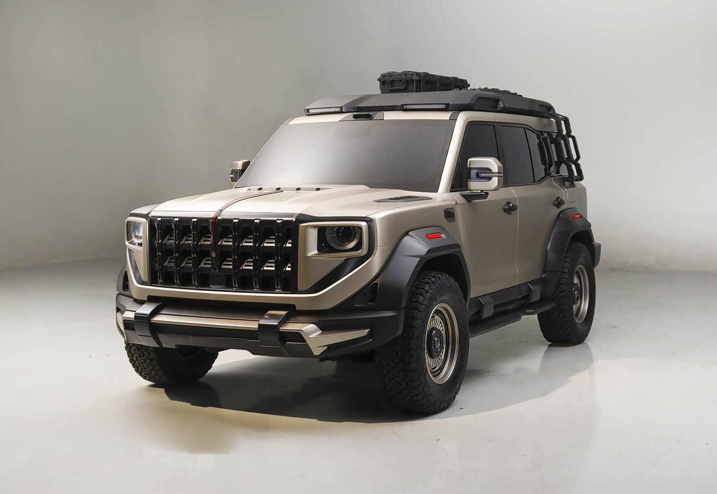 Mẫu xe SUV đến từ thương hiệu Hồng Ký.&nbsp;