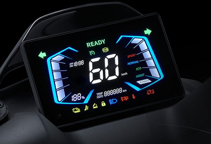 Honda DM8: Xe máy điện đô thị mới, tốc độ 60 km/h, tích hợp NFC và GPS - 6