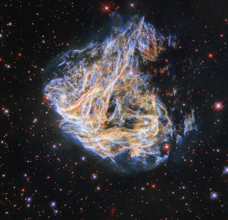 Một cảnh tượng vũ trụ được chụp bởi Hubble. Ảnh: NASA/ESA/Hubble / SWNS