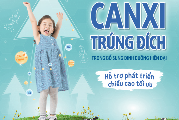 Canxi Lipocal: “Canxi Trúng Đích” trong bổ sung dinh dưỡng hiện đại