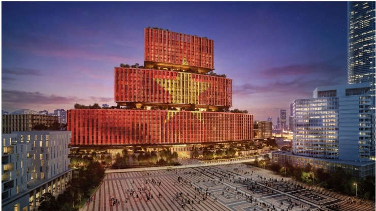 Phối cảnh dự án Quảng trường Trung tâm và Trung tâm Hành chính TPHCM