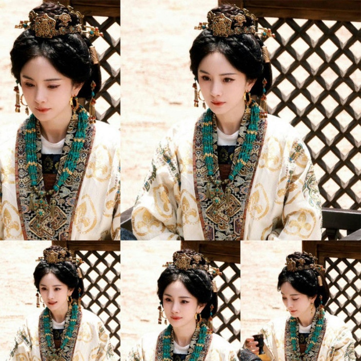 Tạo hình của Dương Mịch trong phim&nbsp;“Giang sơn Đại Thông”.