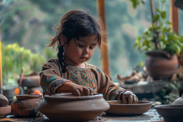 Ở những năm đầu đời, người Tây Tạng tin rằng nuôi dạy con nên bắt đầu bằng sự tôn trọng tuyệt đối. Ảnh minh họa