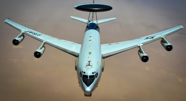 Máy bay AWACS E-3 Sentry của Không quân Mỹ. (Nguồn: MW)