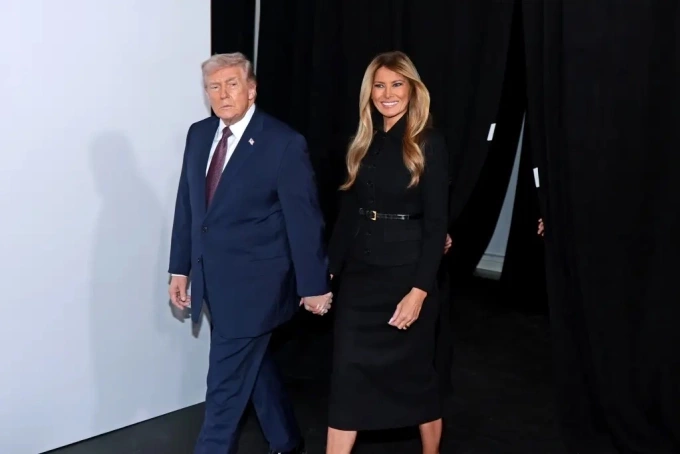 Tổng thống Mỹ Donald Trump dự buổi ra mắt phim của vợ, hồi cuối tháng 1.