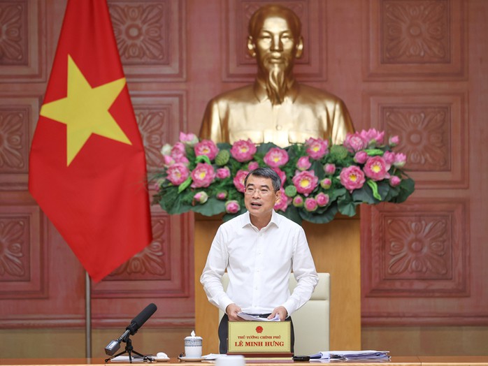 Thủ tướng Lê Minh Hưng chủ trì cuộc làm việc với Bộ Nông nghiệp và Môi trường chiều ngày 29-4. Ảnh: VGP